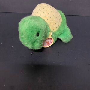 Vintage 1981 Strawberry Shortcake Plush Apple Dumpling Tea Time Turtle